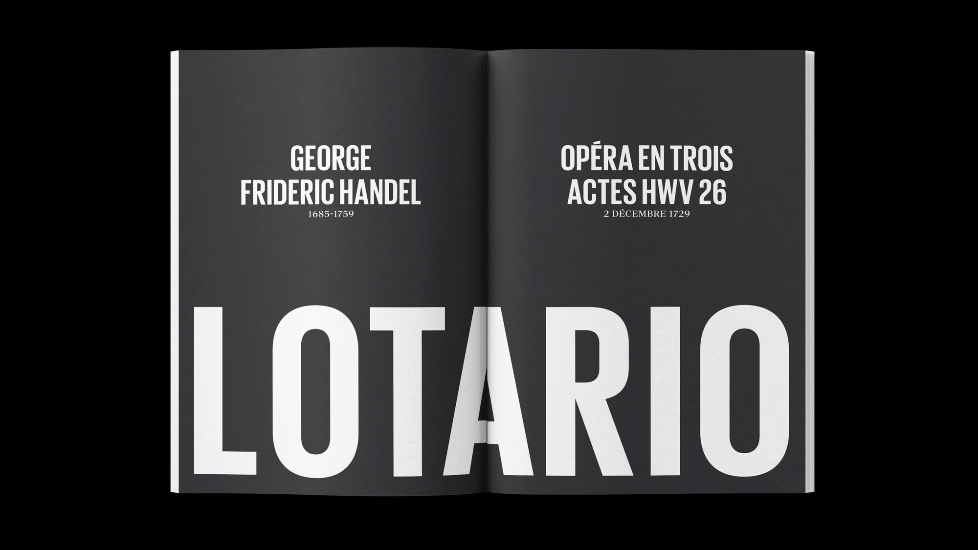 Programme de l’Opéra de l’Impératrice